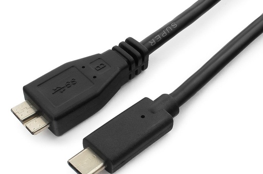 USB Type-C - microBM кабель Cablexpert CCP-USB3-mBMCM
